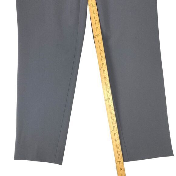 St. John Pants Womens Size 10 Gray Classic Straight Leg Business Casual Career - Picture 8 of 13